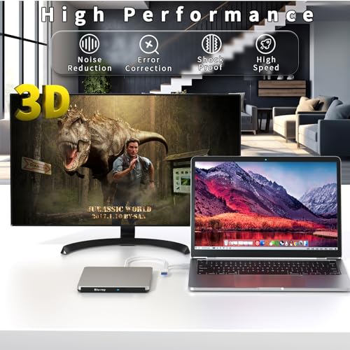 External Blu-ray Drive - USB 3.0 & Type-C