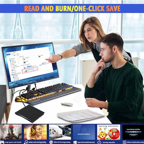 USB External Blu-ray Drive for Windows XP/7/8/10