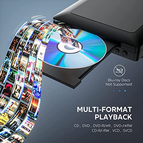 1080P HD DVD Player HDMI/AV Output USB Input