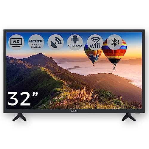 AKAI 32" Smart LED TV, HD Freeview, Android