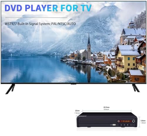 All-Region DVD Player with HDMI, USB, Remote