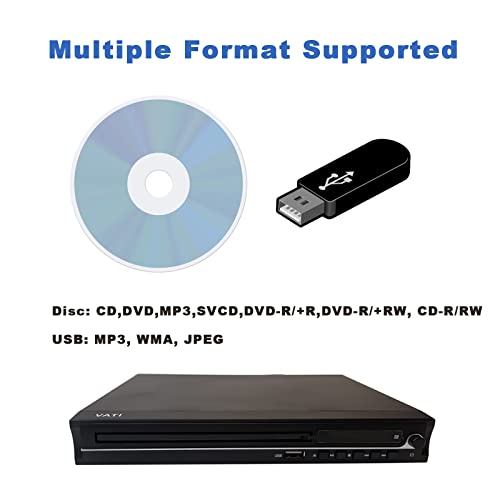 VATI HDMI DVD Player for TV, Region Free