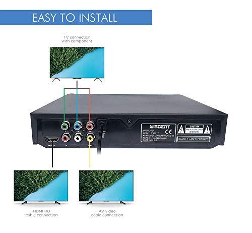Smart TV DVD Player, 1080P Full HD, HDMI