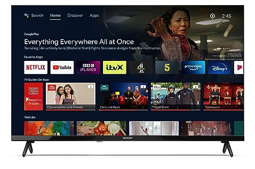 32" SHARP Android TV™ with Chromecast & Google Assistant