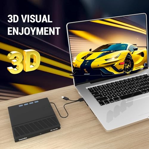 Yaeonku External Blu-ray DVD Drive: High-performance, Multi-functional