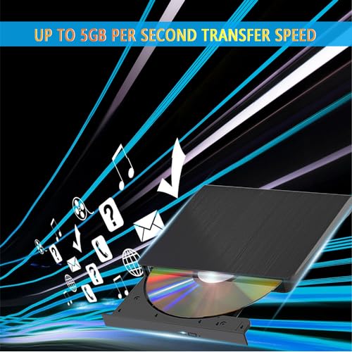 USB External Blu-ray Drive for Windows XP/7/8/10