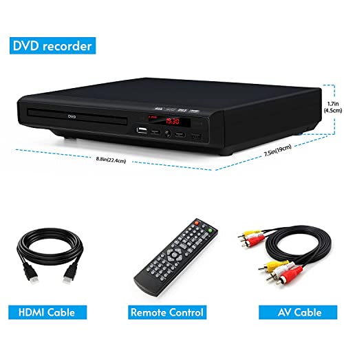 HDMI DVD Player: Multi-Region, Upscaling, USB, Multiformat