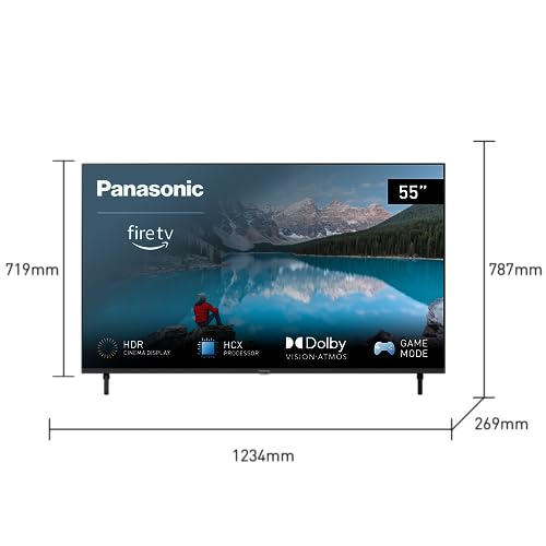 Panasonic 55" 4K Smart TV, HDR, Dolby Atmos