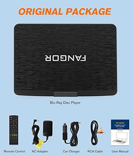 Portable 14" Blu Ray DVD Player with HDMI