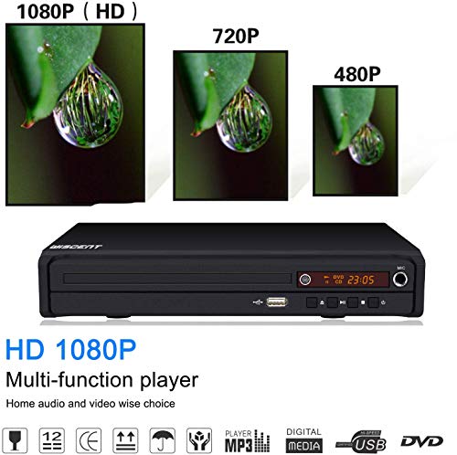 Smart TV DVD Player, 1080P Full HD, HDMI