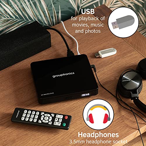 Small HDMI DVD Player - USB Powered - 1080p