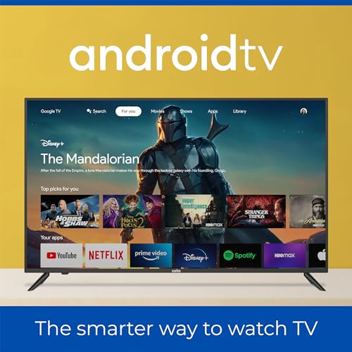 Cello 55" 4K UHD Smart Android TV - Freeview Play, Disney+, Netflix