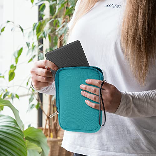 kwmobile 6" Neoprene eReader Sleeve - Petrol