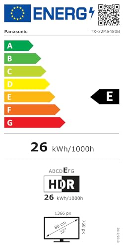 Panasonic 32" HD LED TV with HDR