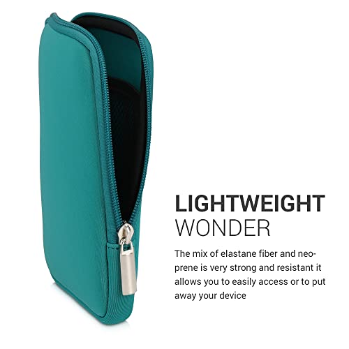 kwmobile 6" Neoprene eReader Sleeve - Petrol