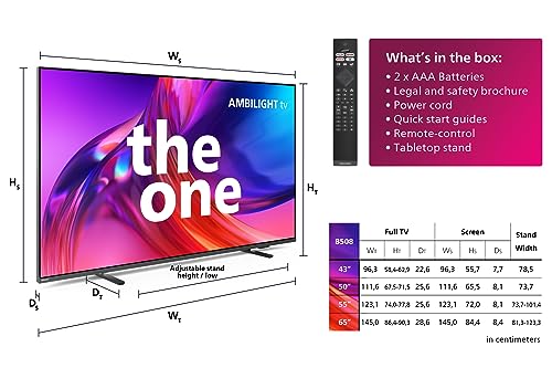 PHILIPS Ambilight 55" 4K Smart TV | Dolby Atmos