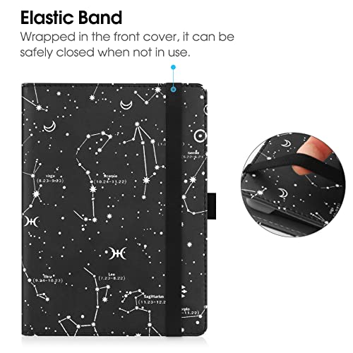 6" Universal eReader Case: Leather Folio Stand Cover