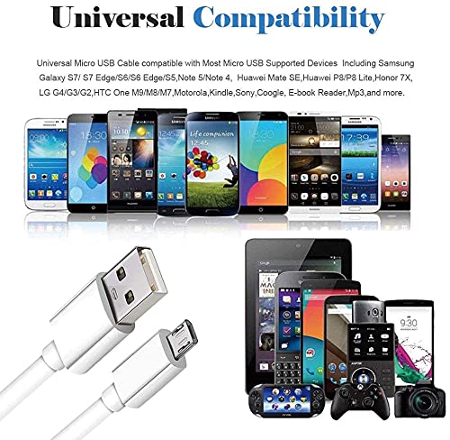 White USB Charging Data Sync Cable for Kindle & Kobo E-Books