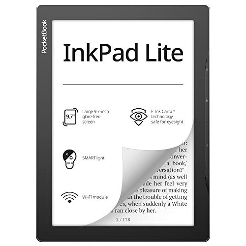PocketBook InkPad Lite e-reader 8GB Wi-Fi Black/Grey