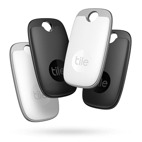2022 Tile Pro - 4 Pack Bluetooth Item Finder
