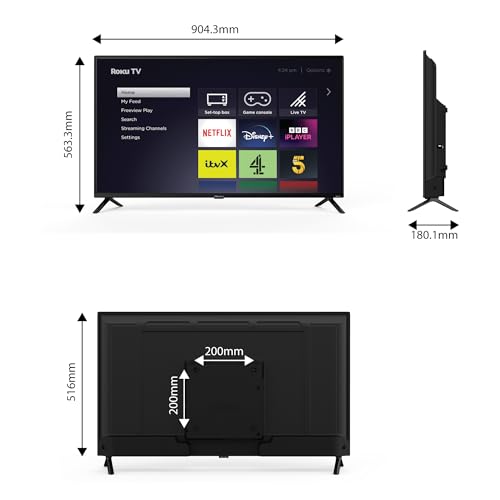 EMtronics 40" Roku TV Full HD 1080p