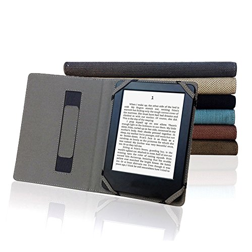 6" Natural Linen Case Cover for Ebook Reader