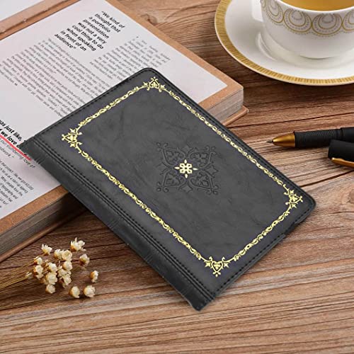 6" ebook Reader Book Style Pu Leather Case - Black
