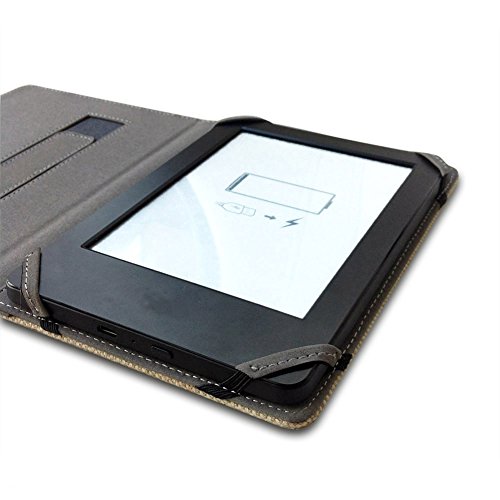 6" Natural Linen Case Cover for Ebook Reader