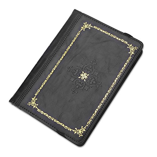 6" ebook Reader Book Style Pu Leather Case - Black