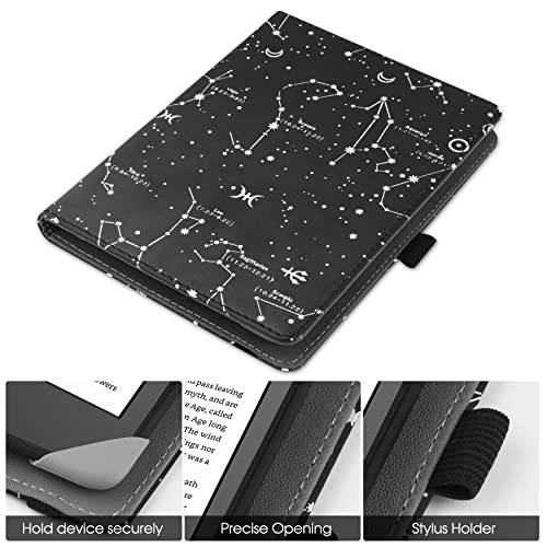 6" Universal eReader Case: Leather Folio Stand Cover