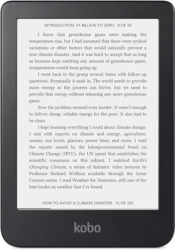 Kobo Clara 2E - Glare-Free HD Touchscreen eReader