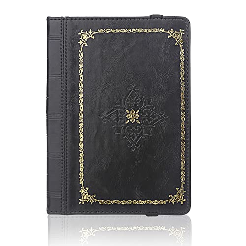 6" ebook Reader Book Style Pu Leather Case - Black