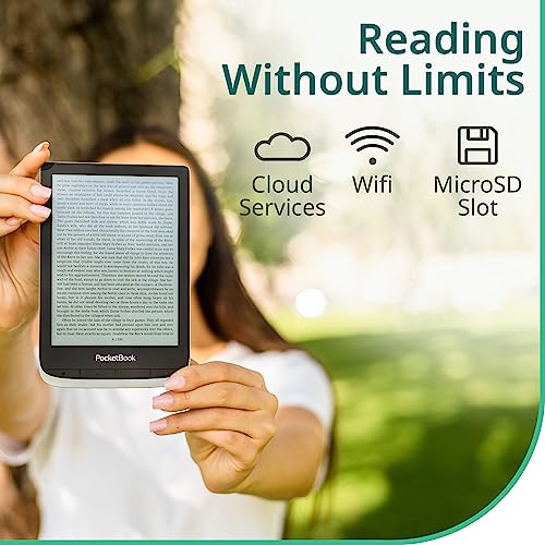 PocketBook 6" E-Book Reader 'Color' (16GB, Moon Silver)