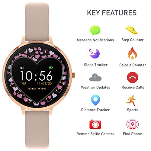Reflex Active Series 3 Smart Watch: Color Touch, Crown, 7-Day Battery