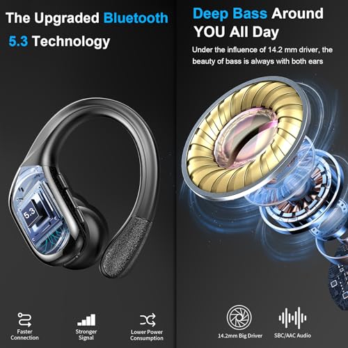 Wireless Earbuds with Bluetooth 5.3 & ENC