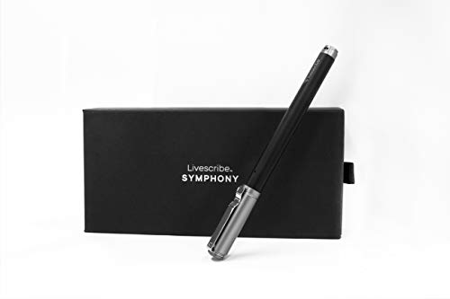 Livescribe Symphony Smartpen - Bluetooth, iOS/Android Compatible (Latest Version, Black)
