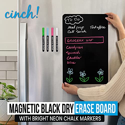 Weekly Planner Fridge Magnet with Neon Markers