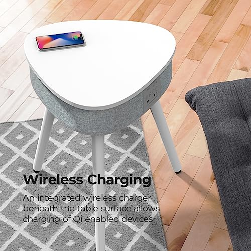 i-box Smart Table: Bluetooth Speaker, Wireless Charger