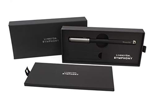 Livescribe Symphony Smartpen - Bluetooth, iOS/Android Compatible (Latest Version, Black)