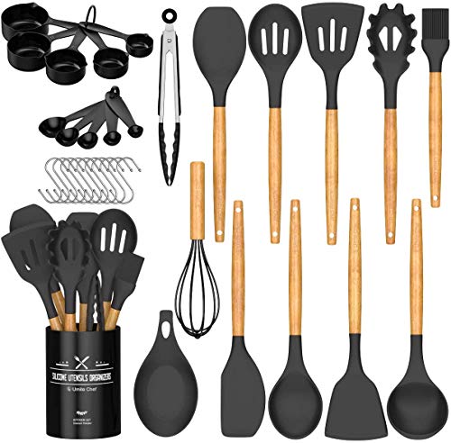 24-Piece Non-Stick Silicone Kitchen Utensil Set