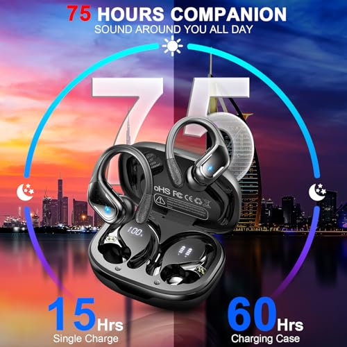 Wireless Earbuds with Bluetooth 5.3 & ENC