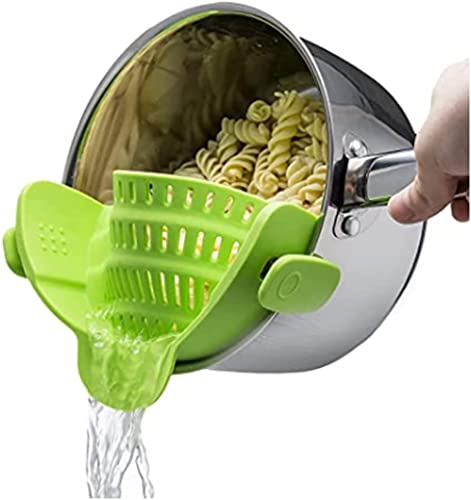 Silicone Snap N' Strain - Clip-On Colander