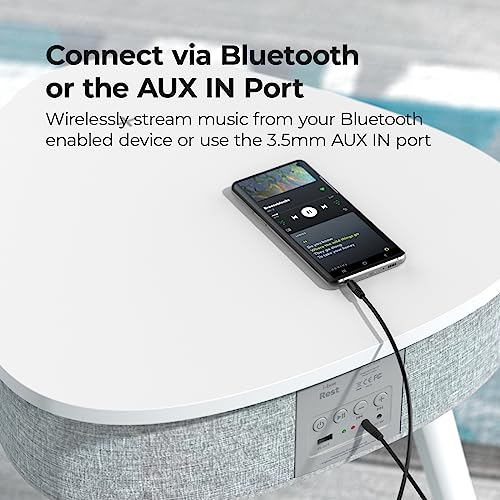 i-box Smart Table: Bluetooth Speaker, Wireless Charger