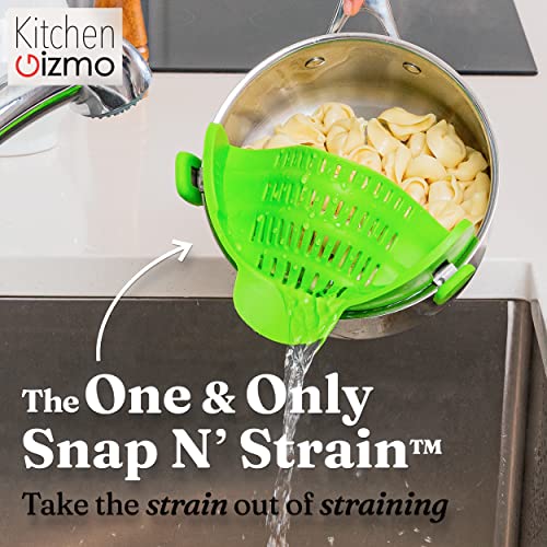 Silicone Snap N' Strain - Clip-On Colander