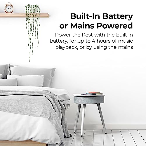 i-box Smart Table: Bluetooth Speaker, Wireless Charger