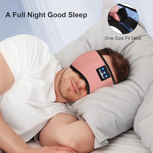 Bluetooth Sleep Headphones Mask with 14 Hrs Playtime