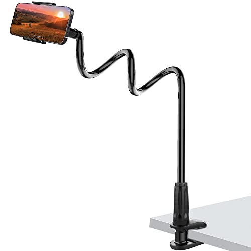 Adjustable Gooseneck Phone Holder for iPhones and Samsung
