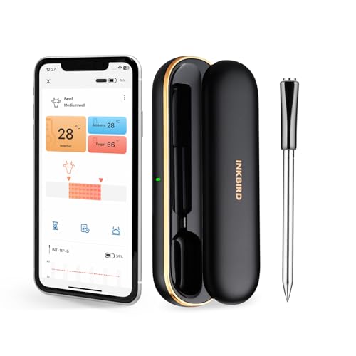 Bluetooth Wireless Meat Thermometer for Grill BBQ Smoker