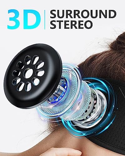 MOXTOYU Bluetooth Sleep Mask Headphones - Black
