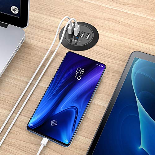 4 USB Port Desk Charger for iPad/Tablet and iPhone/Smartphones